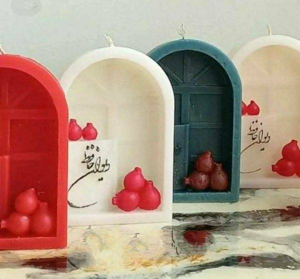 قالب سیلیکونی شمع سان سیلیکون طرح طاق یلدا