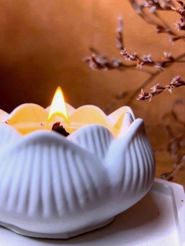 قالب سیلیکونی سنگ مصنوعی سان سیلیکون طرح جاشمعی لاله