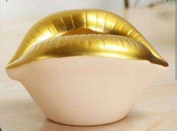 قالب سیلیکونی سنگ مصنوعی سان سیلیکون طرح زیرسیگاری لب