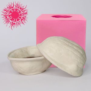 قالب سیلیکونی سنگ مصنوعی شکلات خوری گردو