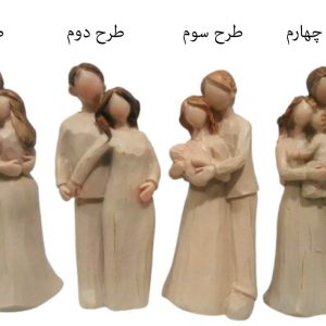 قالب سیلیکونی شمع سان سیلیکون طرح زوج ویلوتری