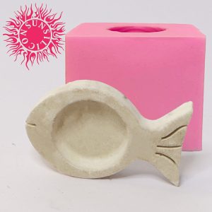 قالب سیلیکونی سنگ مصنوعی سان سیلیکون طرح جاوارمری ماهی