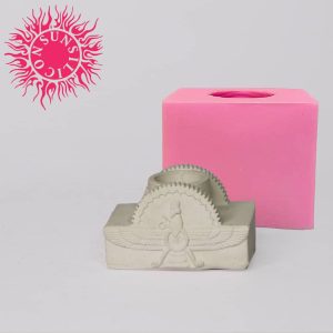 قالب سیلیکونی سنگ مصنوعی طرح جاشمعی فروهر (هخامنشی)