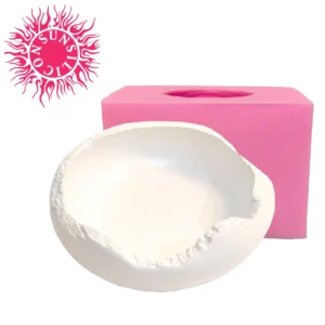 قالب سیلیکونی ظرف سبزه طرح چوب